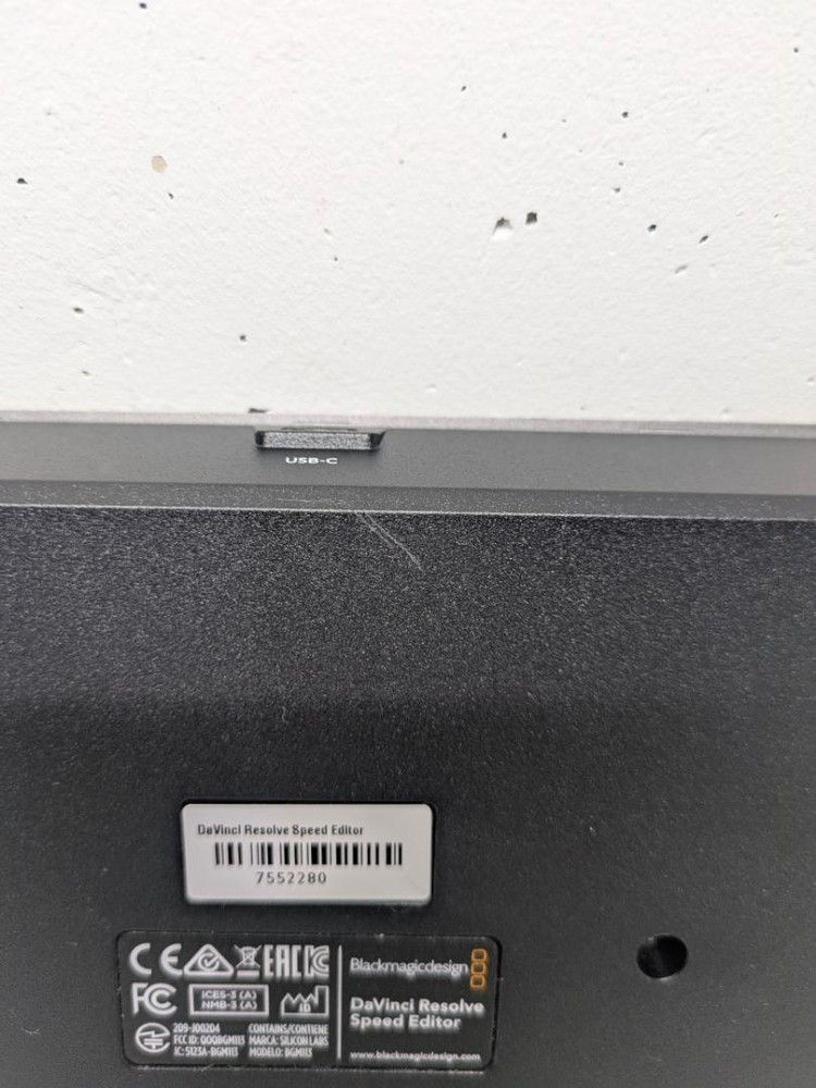 Blackmagic Design DaVinci Resolve Speed Editor without Studio Software jp