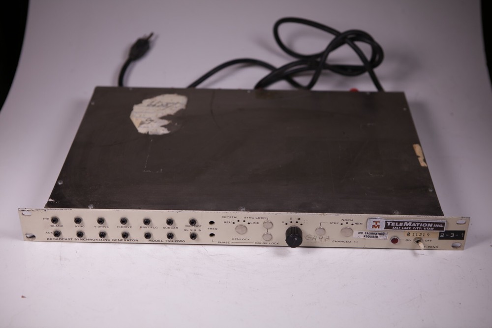 Telemation TSG-2000 Broadcast Synchronizing Generator