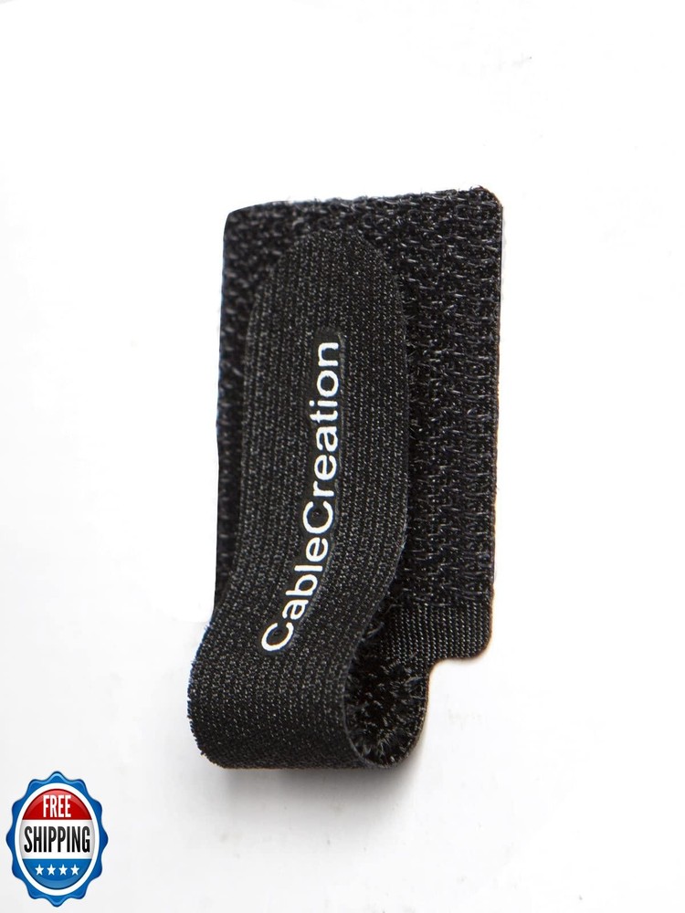 CableCreation Cable Ties, Strong Back-Glue Self Adhesive Cable Straps, Cable