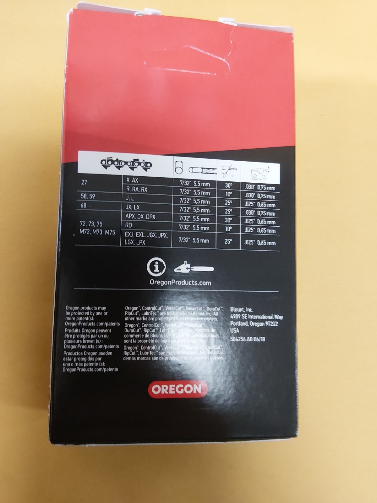 Oregon 72LPX072G Chain 20" 3/8 .050 NEW,T1