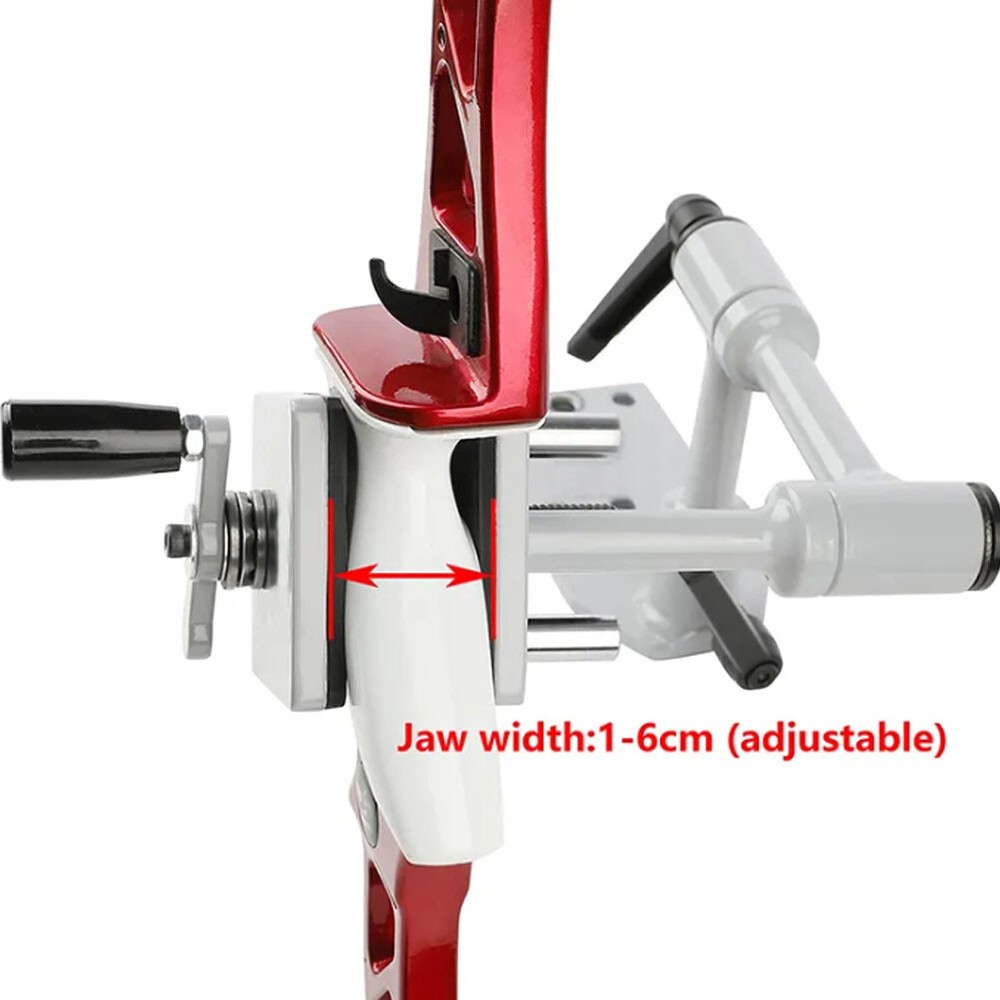 Universal Compound Bow Vise 360° Adjustable Level Tuning Kit Archery Mount Tool