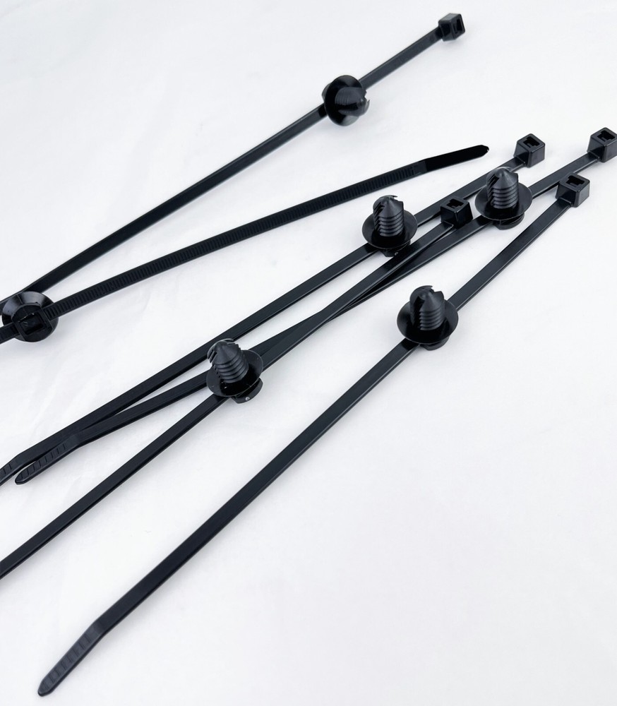 80 pcs HellermannTyton 156-00376 Fixing Cable Tie/Fir Tree Mount