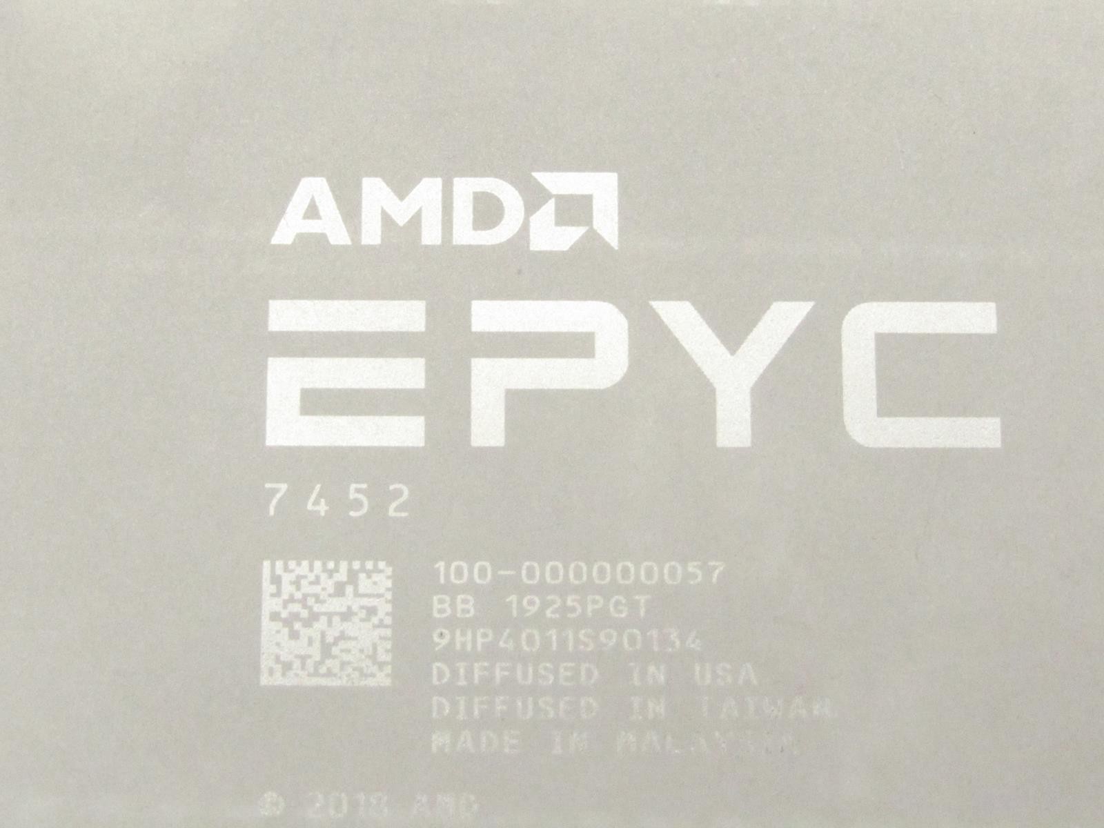 AMD 100-000000057 Server CPU | 2.20GHz 32-Core EPYC 7452 | Socket SP3