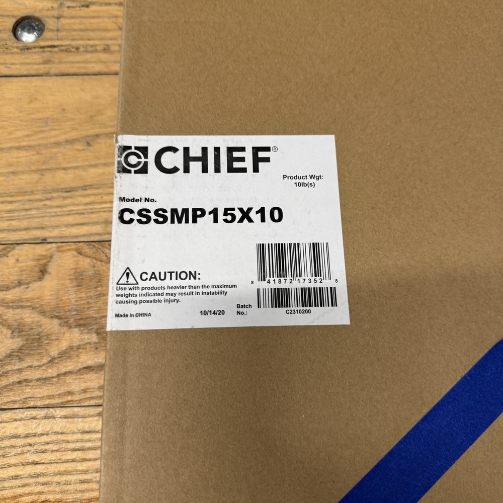 Chief CSSMP15X10 Sliding Component Storage Panel - New in Box