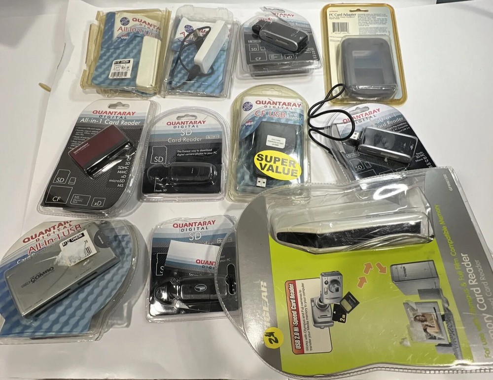 Camera Memory Card Readers Mixed Lot (ALL RETURNS/DEFECTIVE)