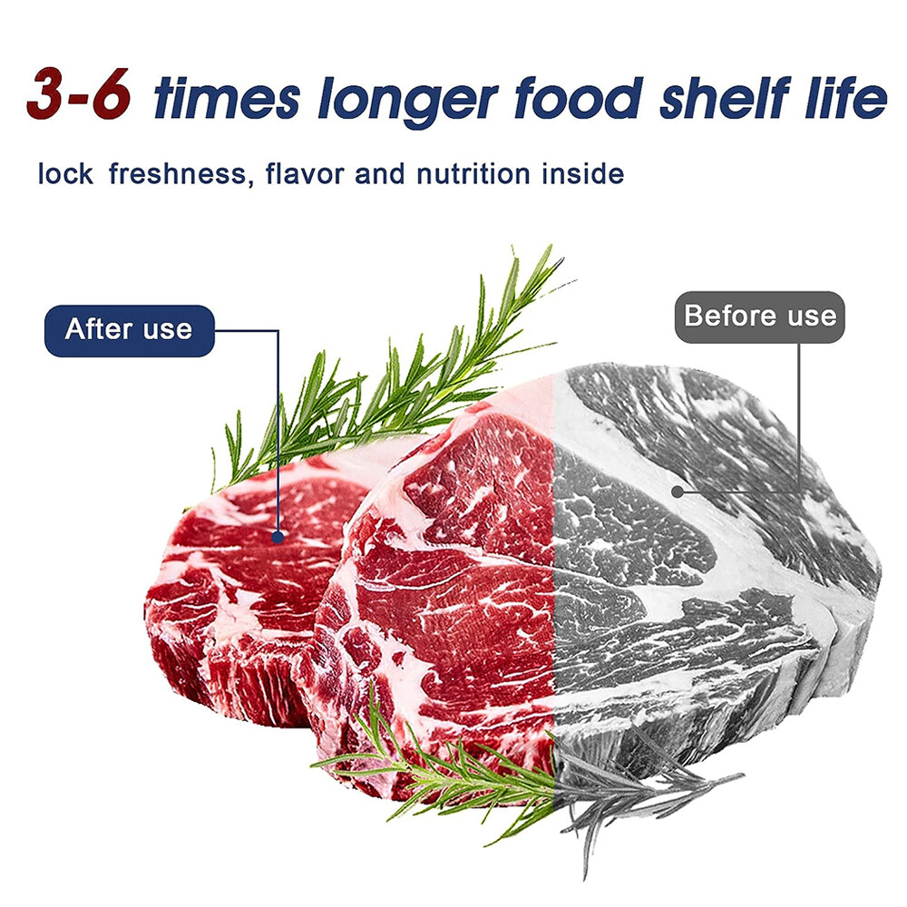 8"x50' Roll Vacuum Sealer Bags 4 Mil Food Seal Storage Bag BPA Free 2 - 40 Rolls