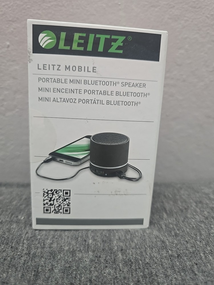 LEITZ MOBILE Portable Bluetooth Speakers. New In Box.