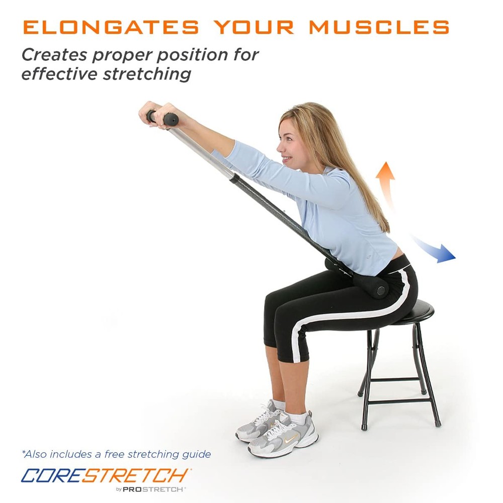 CoreStretch, Adjustable Upper and Lower Back Stretcher, Physical Therapy Tool...