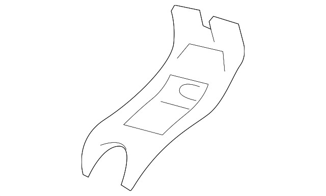 Jet Black Windshield Multifunction Sensor Mount Bracket Cover Insert (84129963)