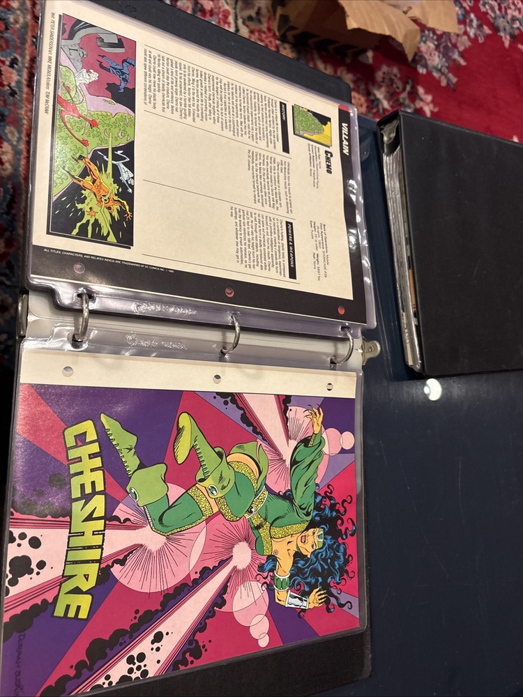 Comic Book Bio Binder