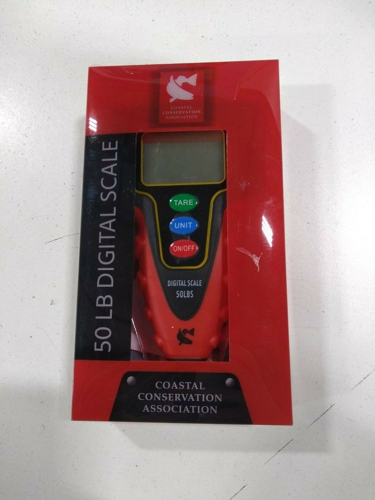 CCA 50 lb Digital Scale- Red