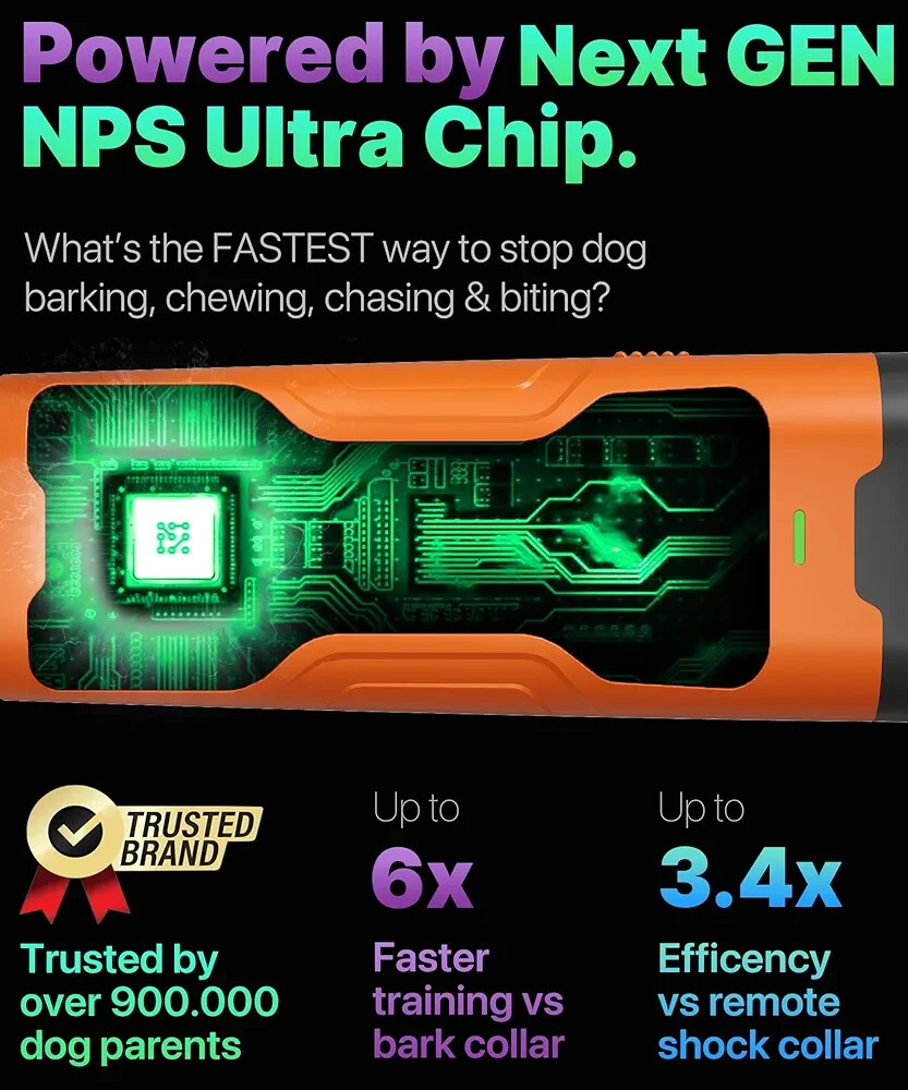 Dog Bark Deterrent Device, Stops Bad Behavior, Long-range ultrasonic