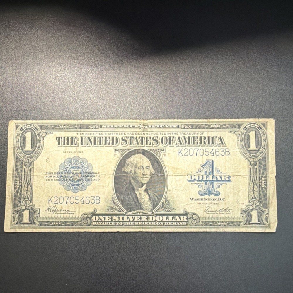 1923 $1 Large Silver Certificate Banknote Washington DC Circulated