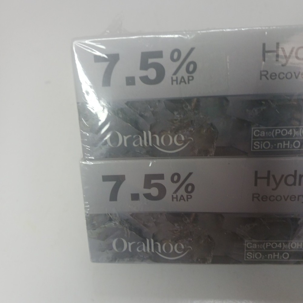 2X 7.5% Whitening Toothpaste Hydroxyapatite for Sensitive Teeth Mint Flavor