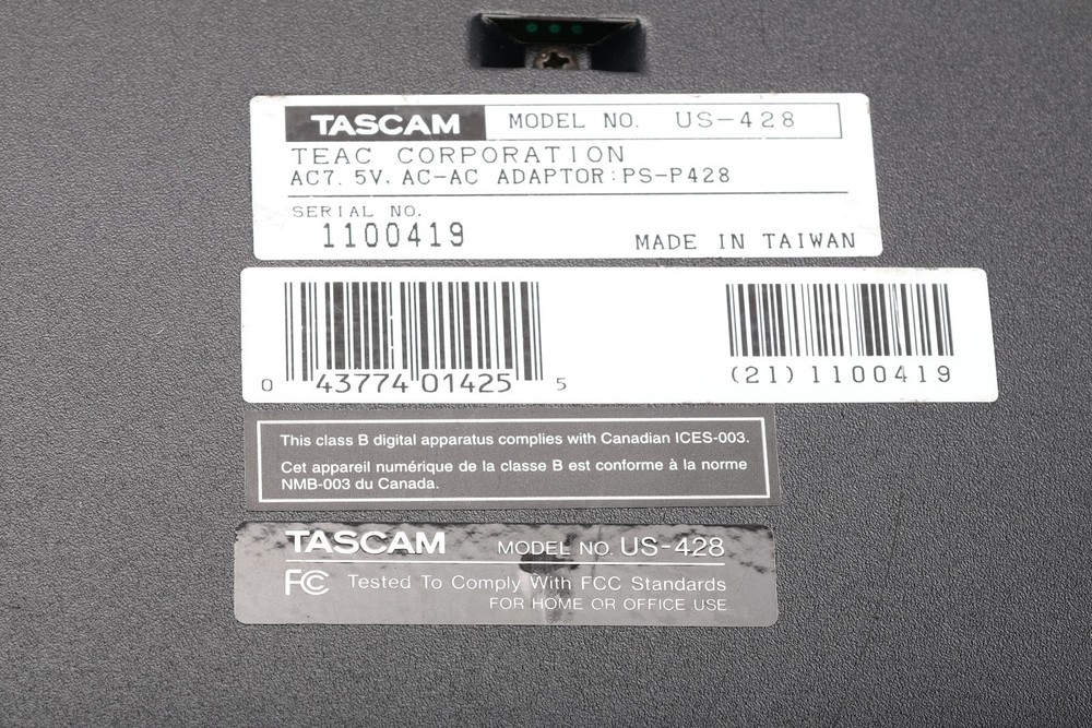 Tascam US-428 USB Digital Audio Workstation Controller