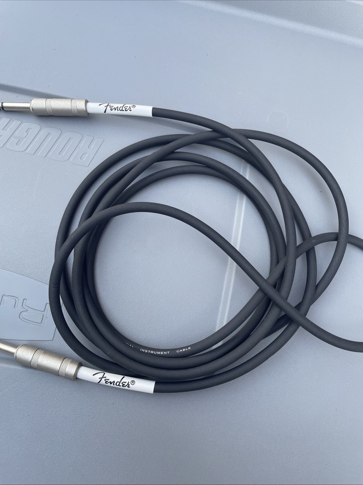 Fender 10' Original Series Instrument Cable, Black White