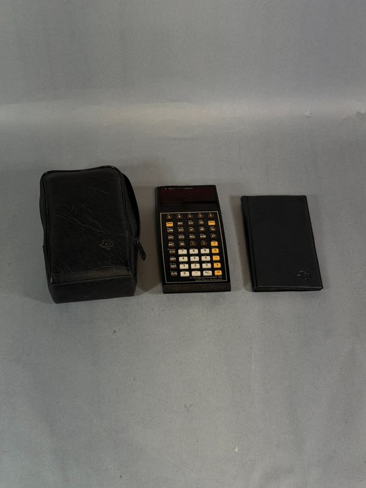 Texas Instruments TI Programmable 59 Calculator Case Master Module Software Card