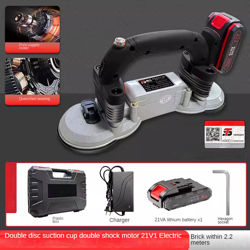 Levelling Machine Tiling Machine Motorised Suction Cups High Power Vibrator