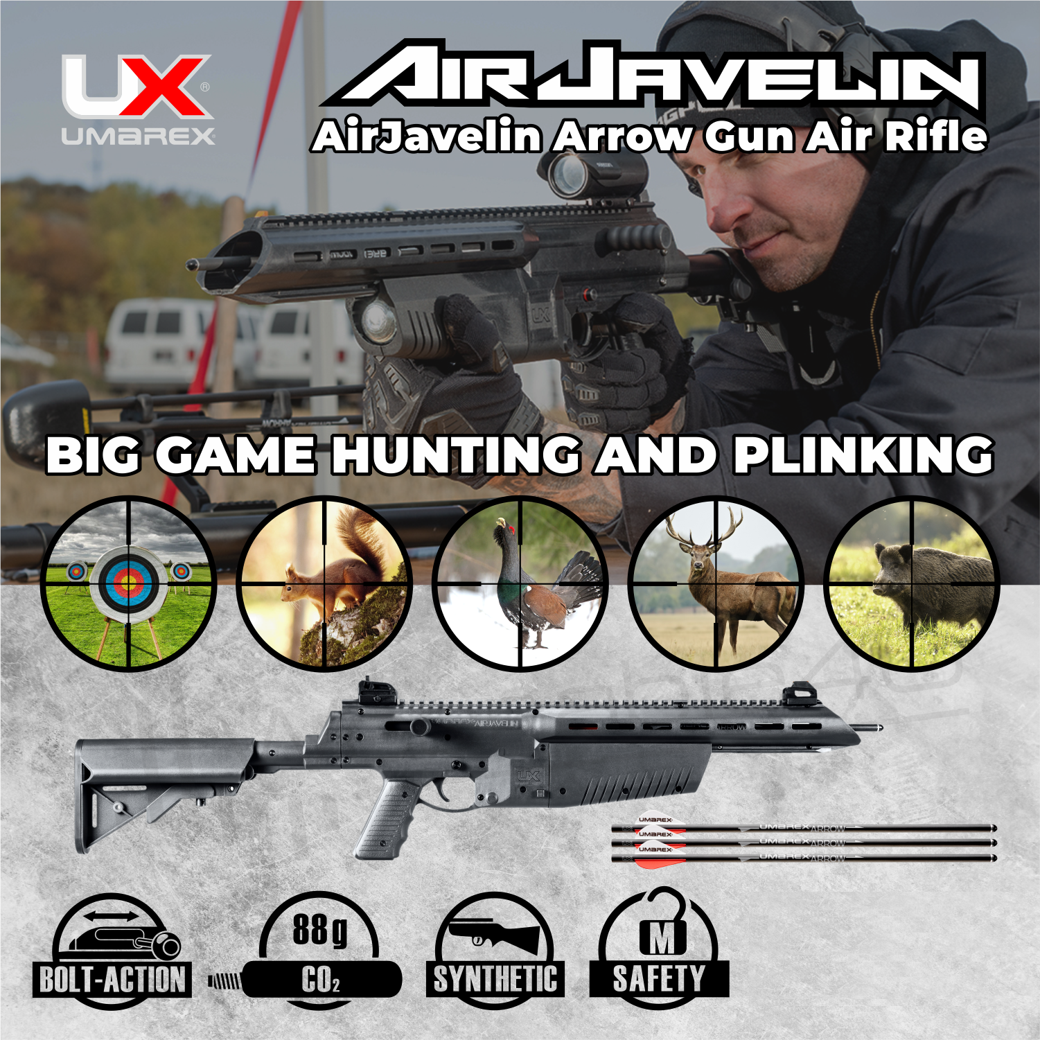 Umarex AirJavelin CO2 Air Rifle 2252662