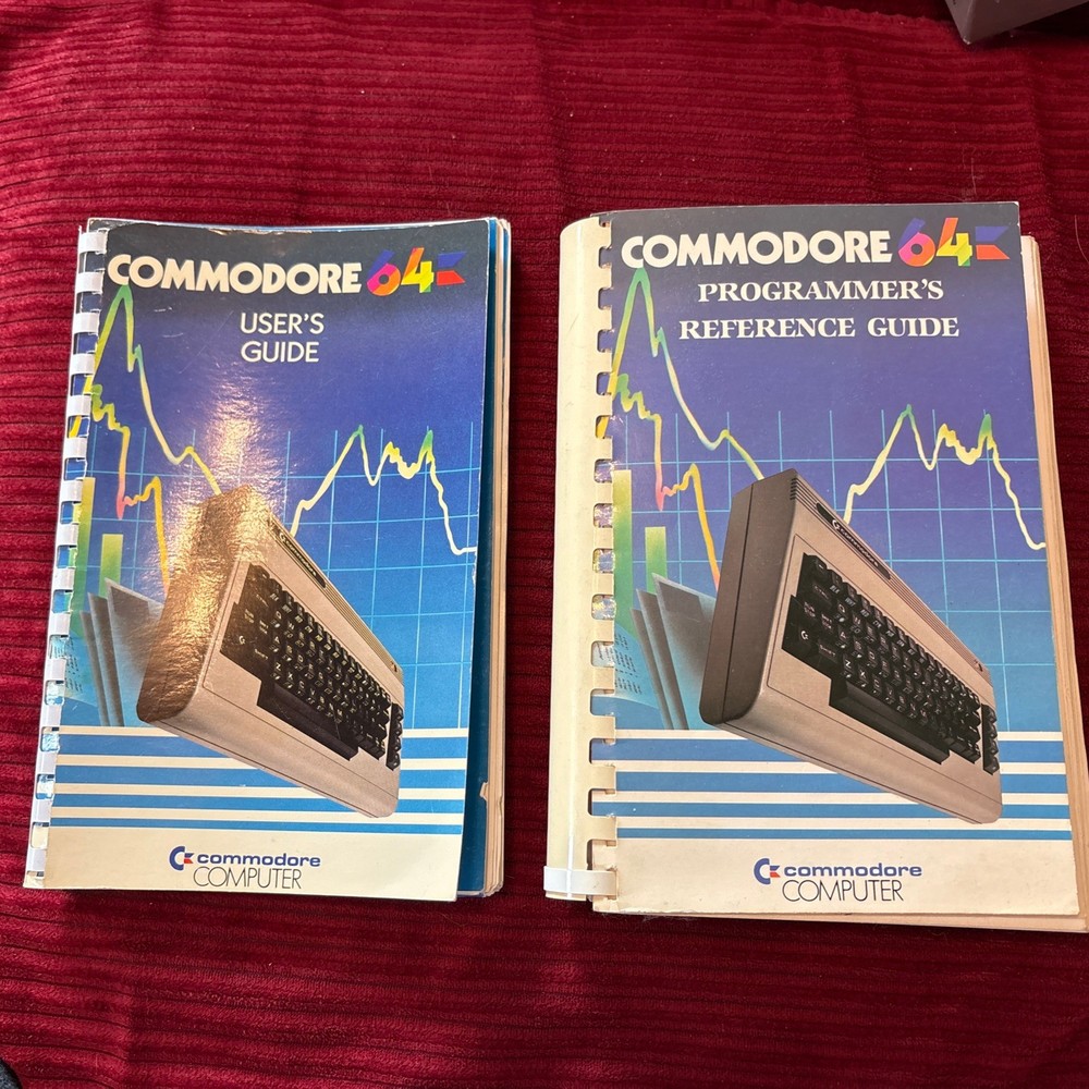 Commodore 64 User’s Guide & Programmer’s Reference Set First Edition No Writing