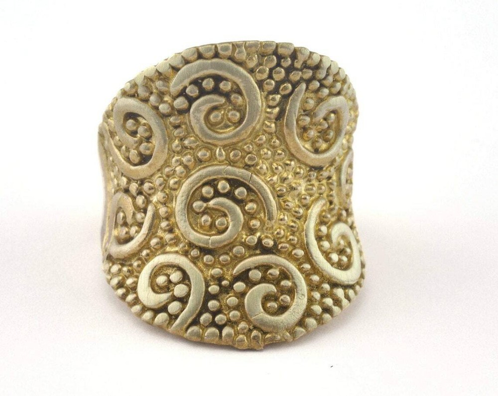 Adjustable Ring Raw brass (18mm 8US inner size) 2760
