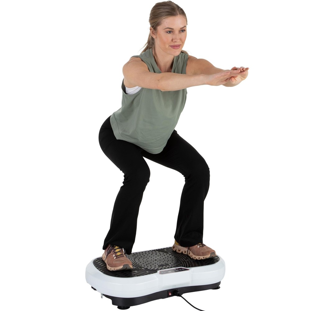 Vibration Plate Exercise Machine - Vibrating Platform with Adjustable Speed a...