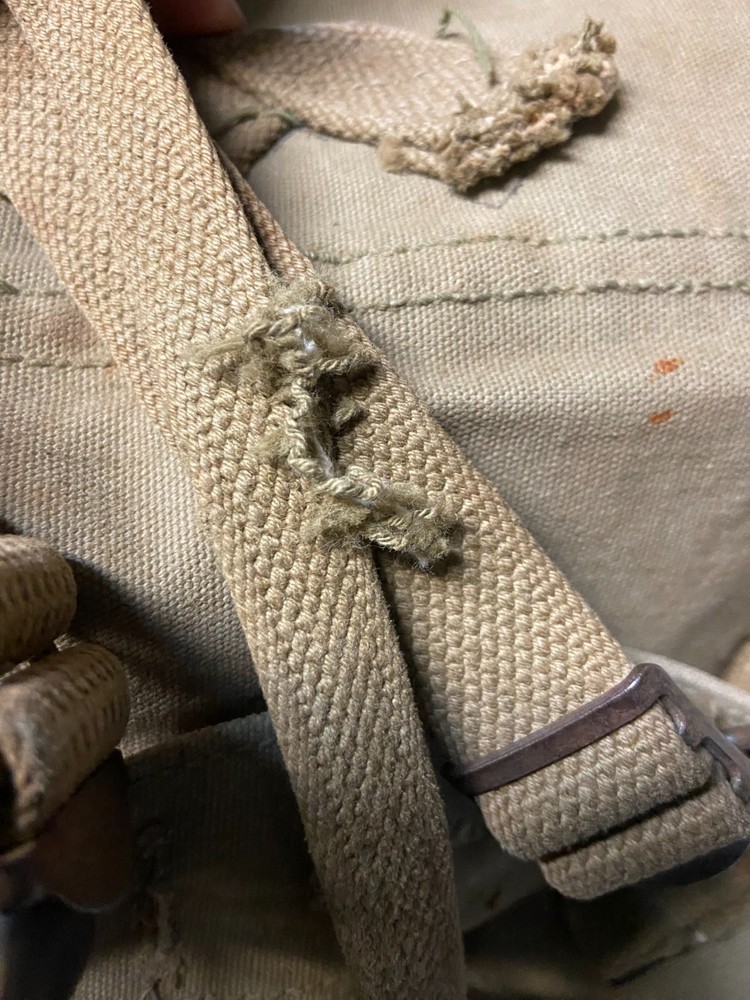 WW2 U.S. Army M1928 Haversack - Dated 1942