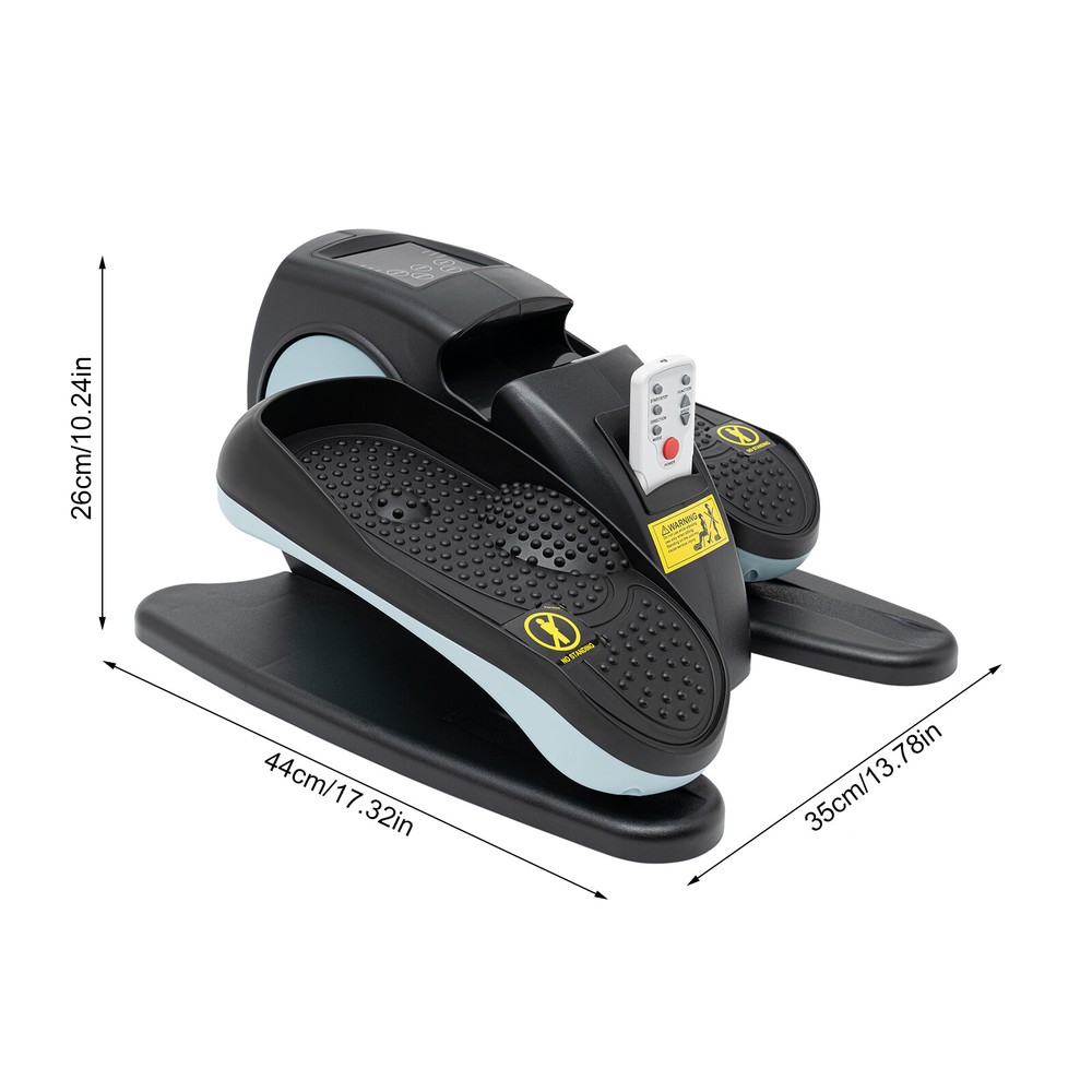 Electric Under Desk Elliptical Trainer with Remote Control & LCD Display