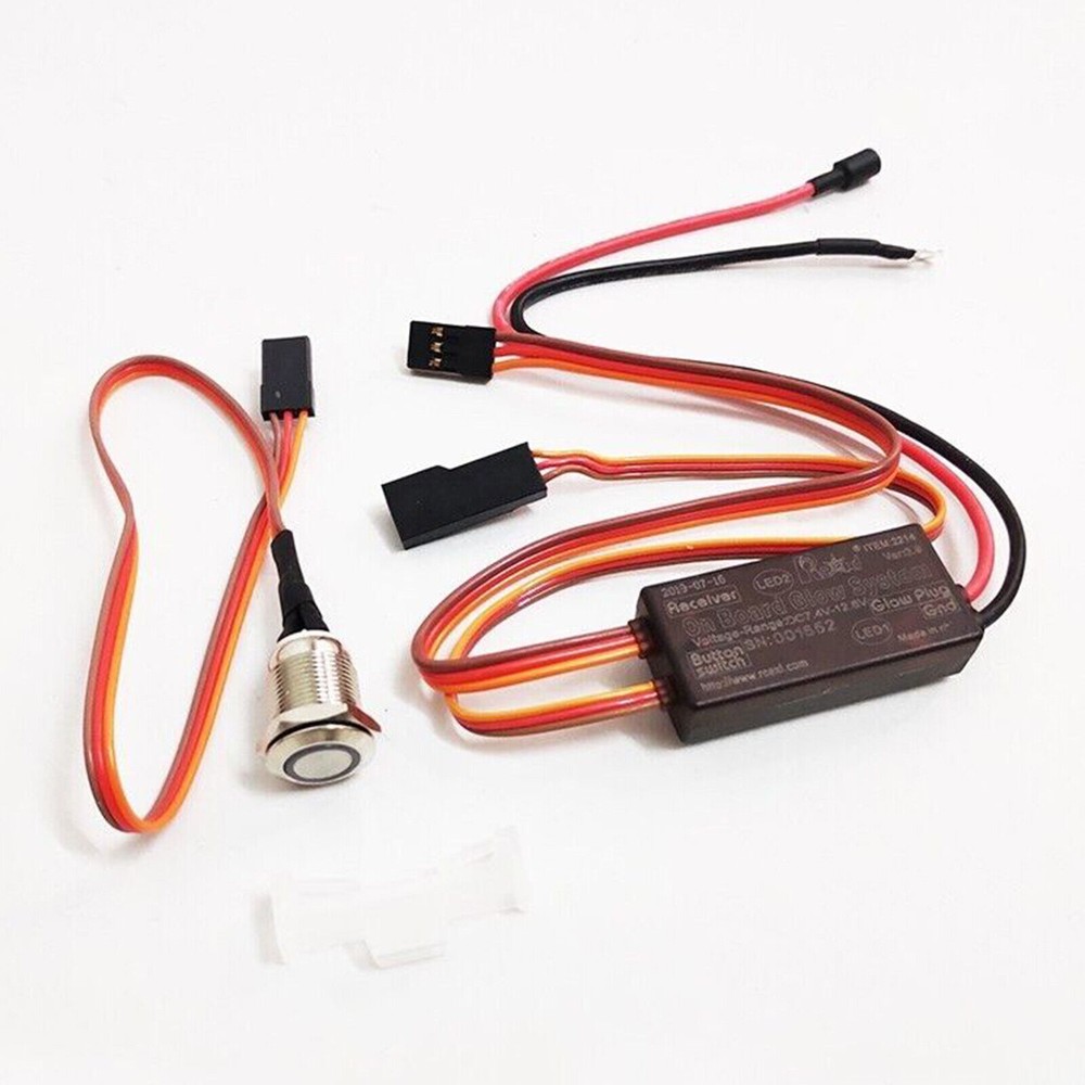 For RC Model Glow Engines System 2 &4 Stroke Engine on Board Glow Plug Driver