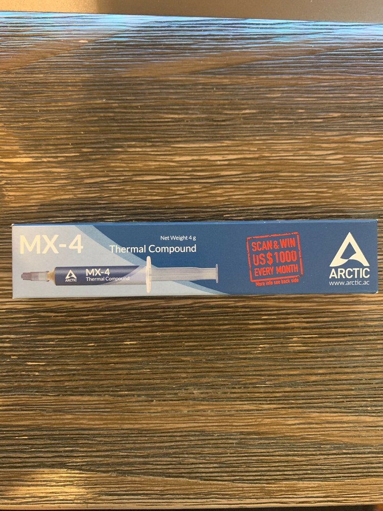 CPU ARCTIC MX-4 Grams Thermal Compound Paste Based High Performance computer new