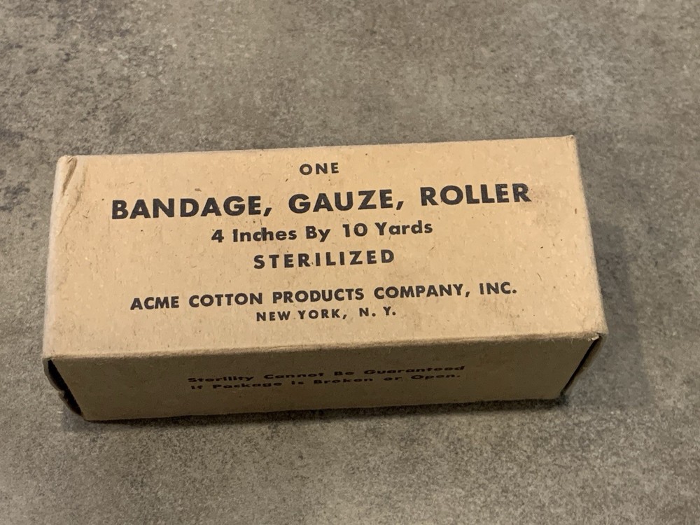 Vtg WW2 US Military Bandage