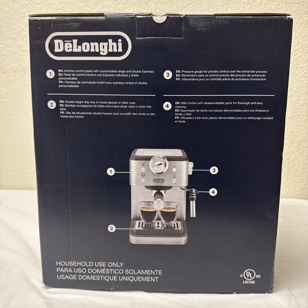 DeLonghi Linea Classic Espresso Machine EM450M