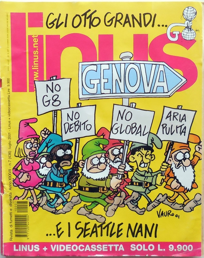 LINUS COMIC MAGAZINE N.7 2001