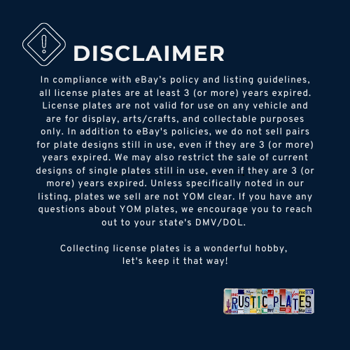 Bulk Lot of 100 Roadkill Condition License Plates From At Least 30 States