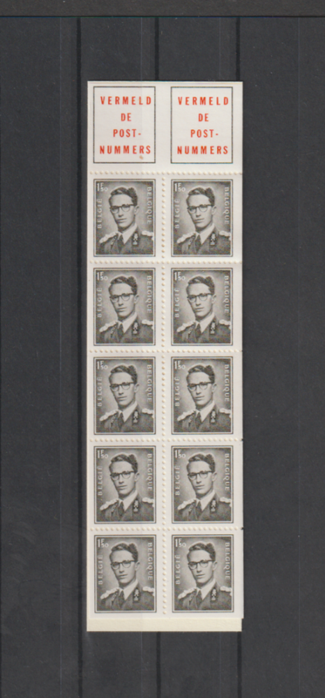 Belgium 1970 Booklet MNH per scan