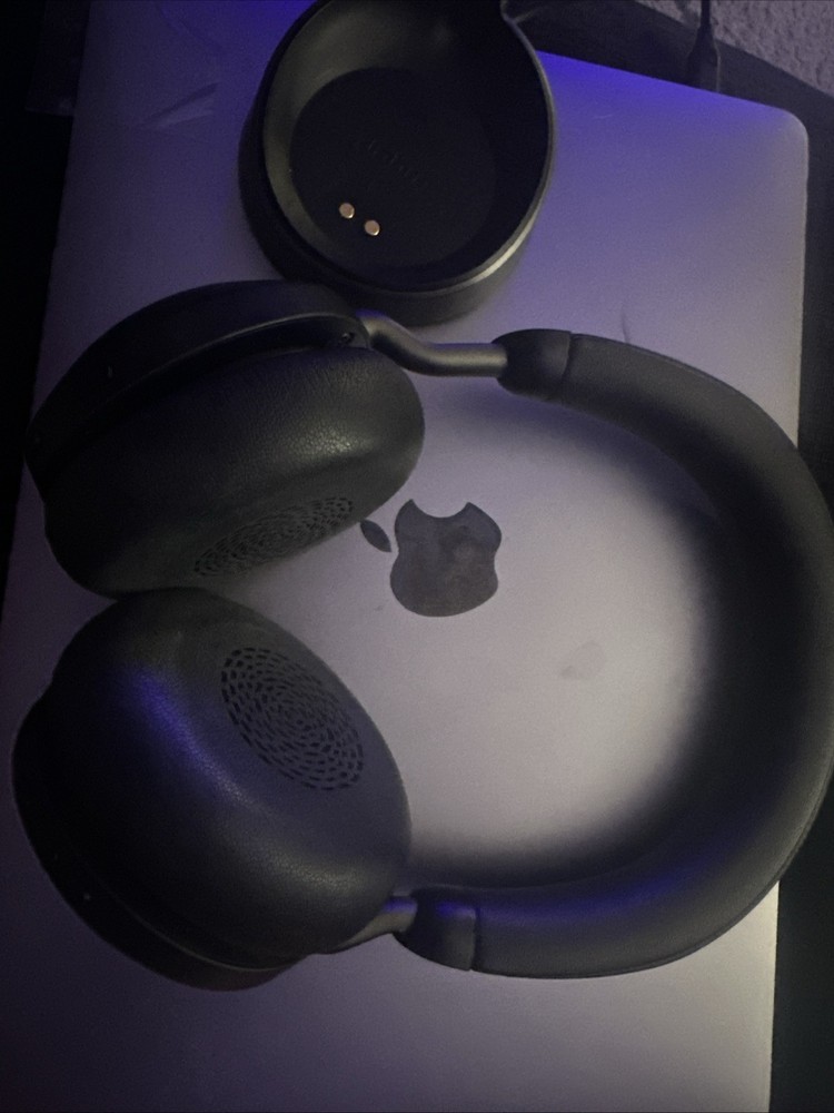 Jabra Evolve2 75 Bluetooth Wireless Headset With Charging Stand USB C