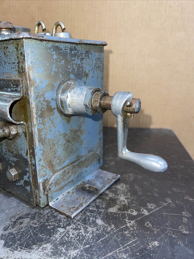 Madison Kipp Model 50 Sight 4 Feed Ratchet Oiler Lubricator Machine Engine