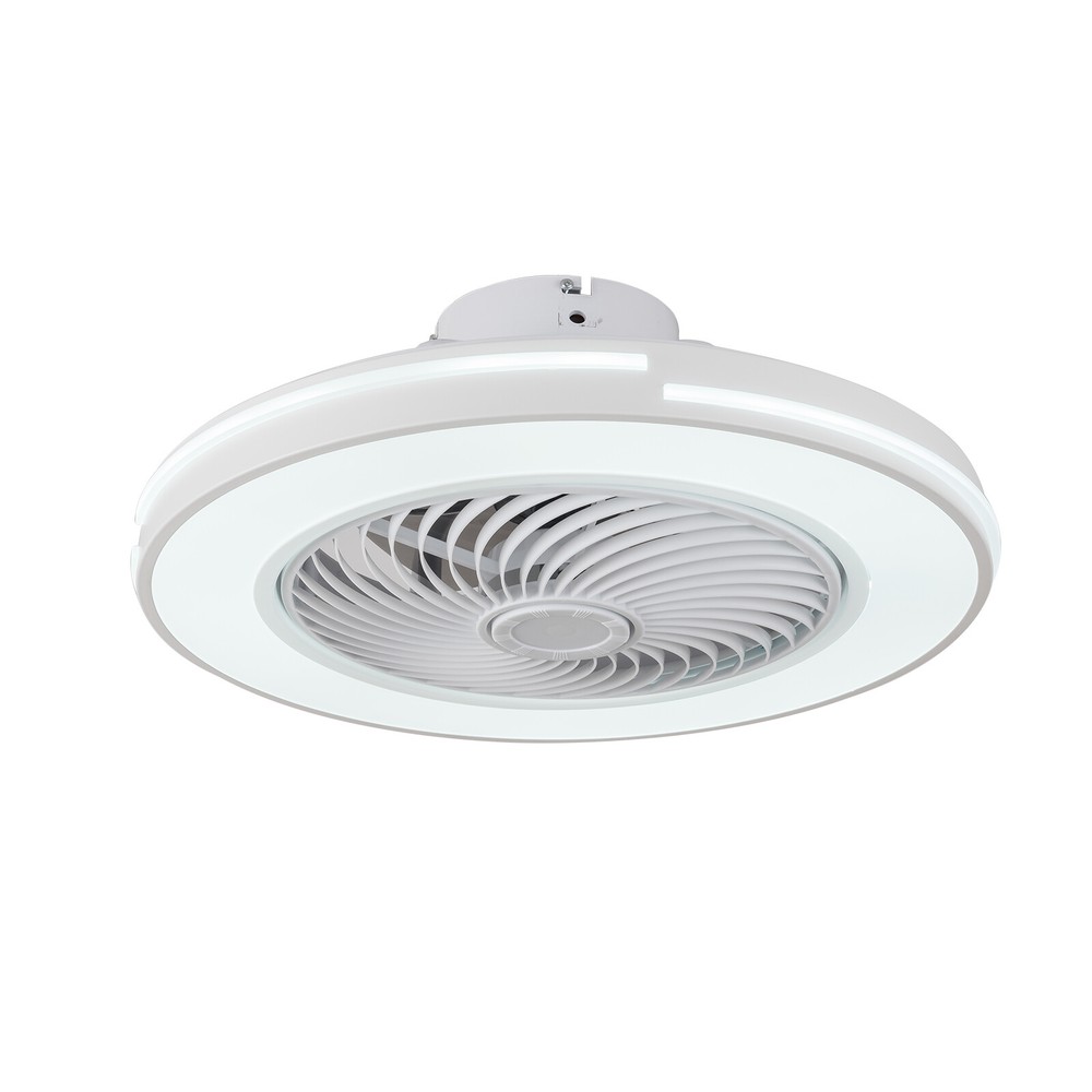 20" Modern Ceiling Fan with LED Light Chandelier Flush Mount Lamp Remote Control