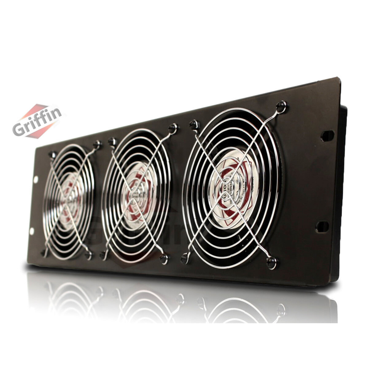 GRIFFIN 2x Rack Mount Fan Cool System Panels | Audio Equipment Gear Network IT