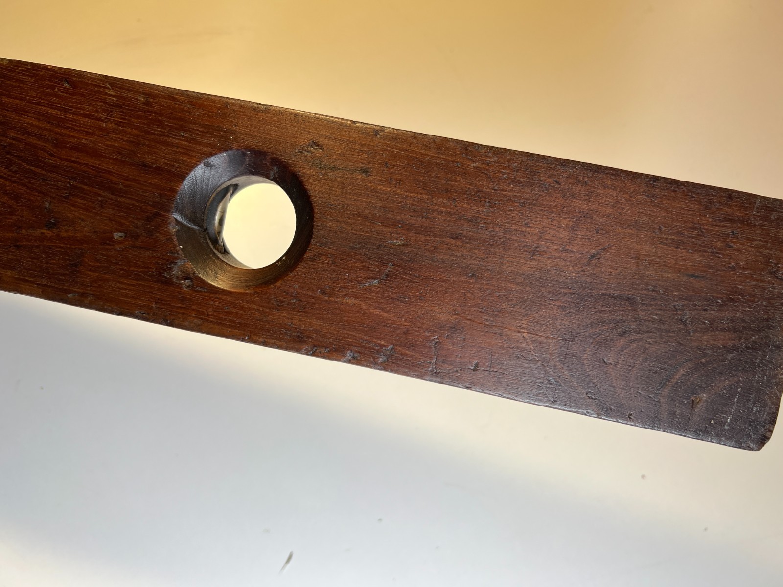 Rare Early Disston & Morss Precision Spirit Level Patent April 25, 1871 28" L