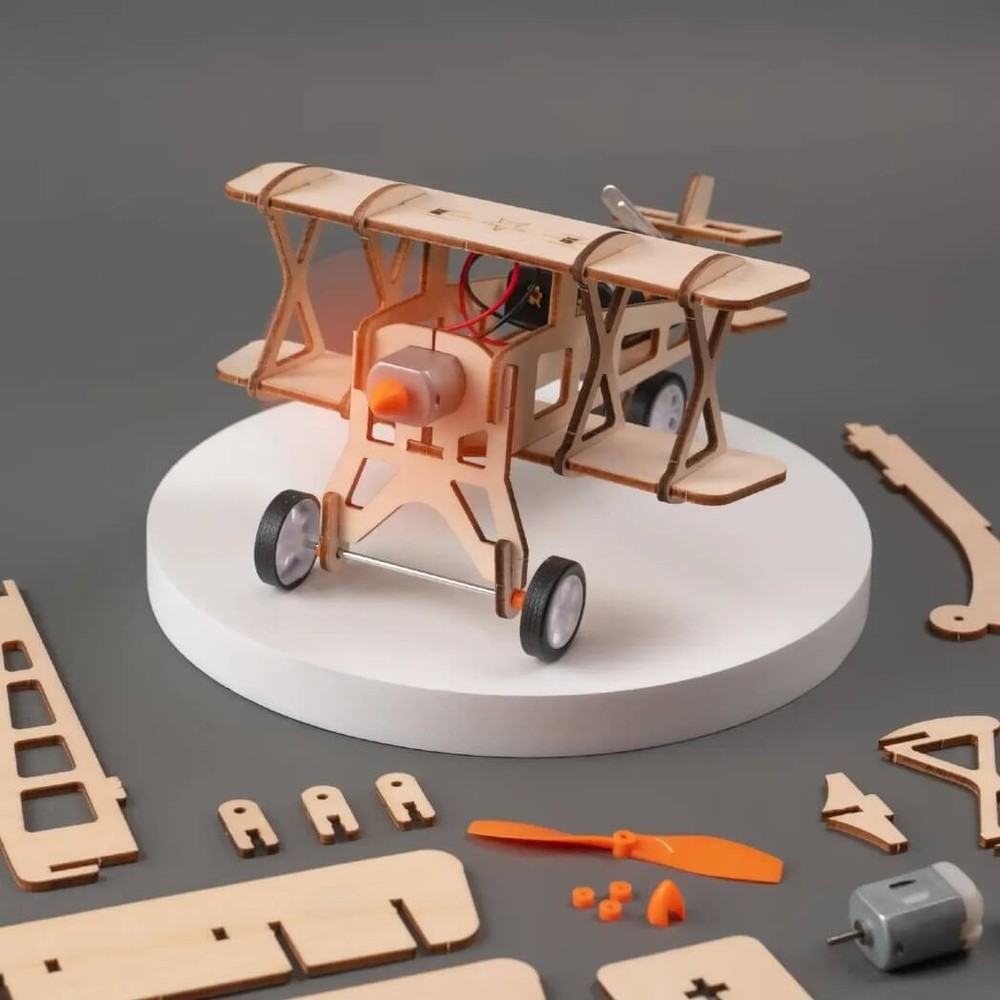 Kitsville Propeller Plane DIY Educational STEM Kit