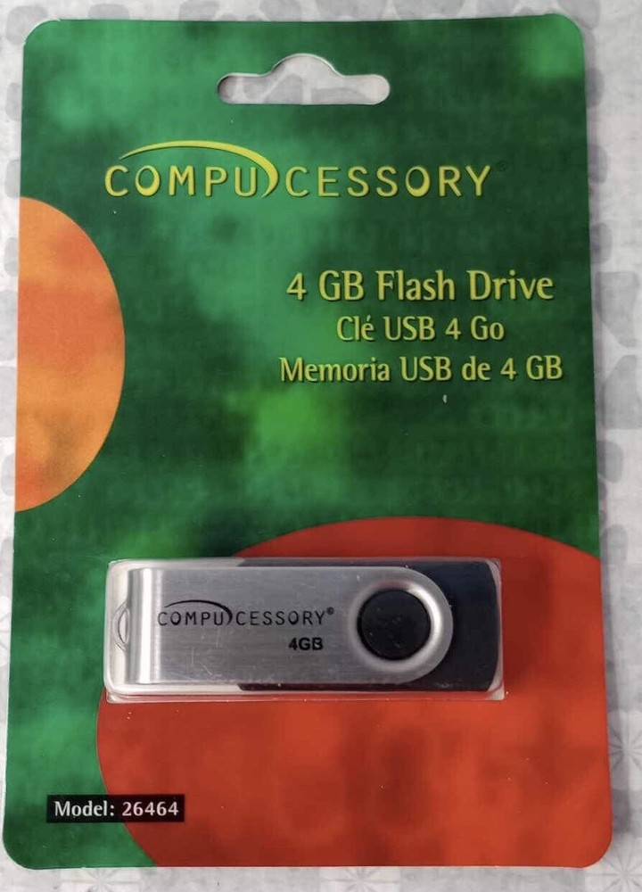 Compucessory  4GB USB Flash Drive CCS26464 - SEALED