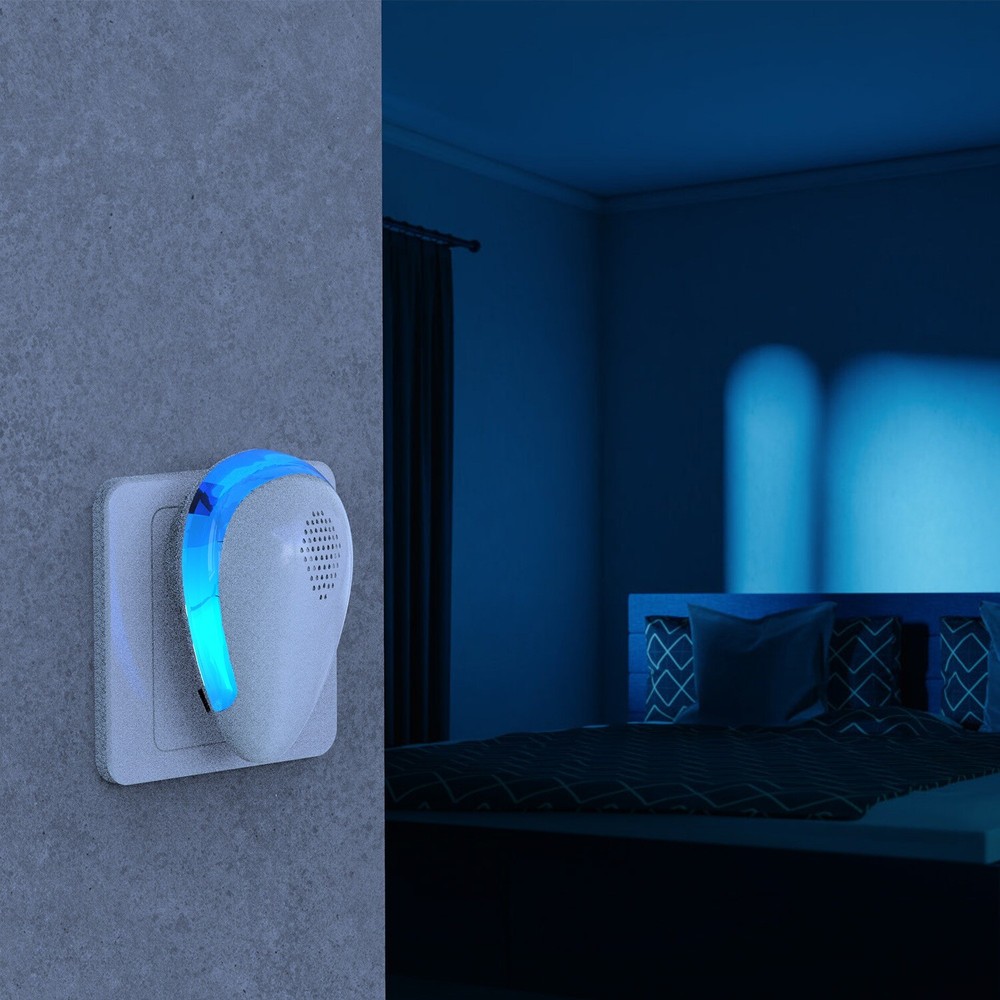 6 Pack Ultrasonic Bug Repeller Plug in Unit for Mosquitos Spiders Mice Control