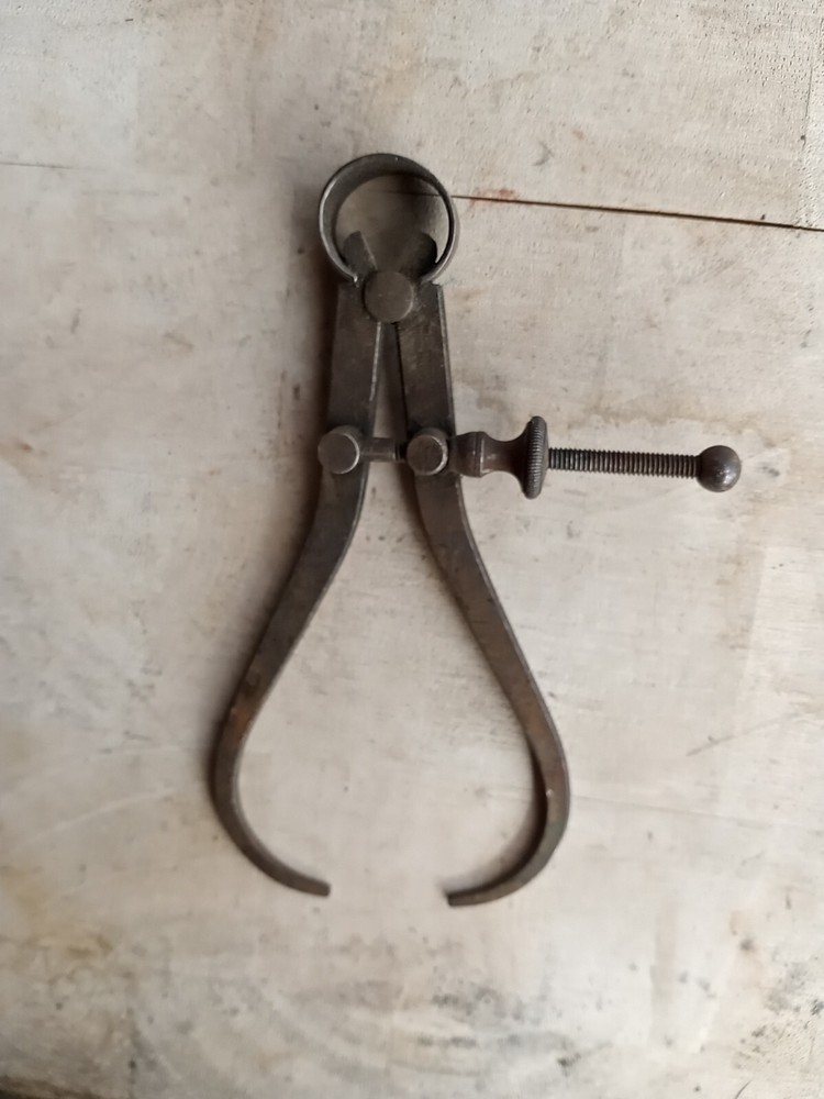 Vtg 4 Starrett Spring Type Outside/Inside Caliper/Divider Quick Spring Nut