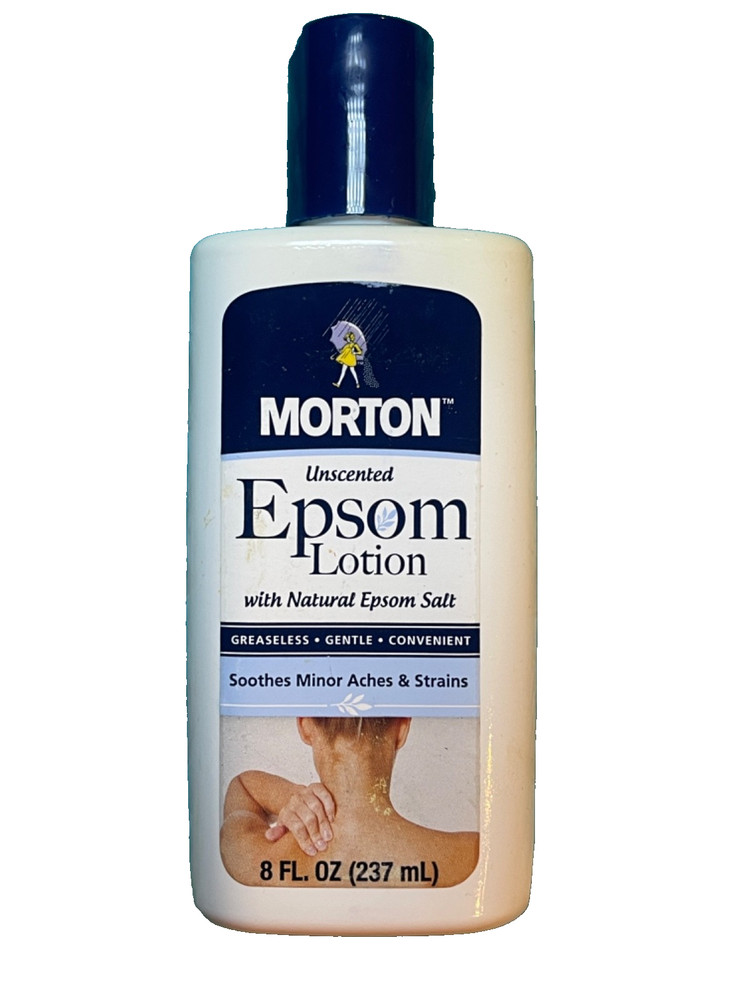 Morton Epsom Salt Unscented Lotion 8 oz