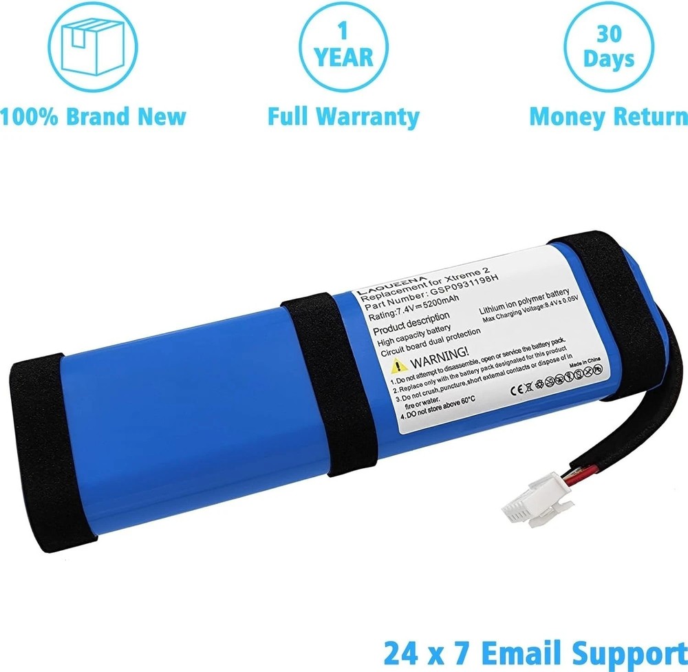 5200mAh Battery + Tools for Xtreme 2 Bluetooth Speaker