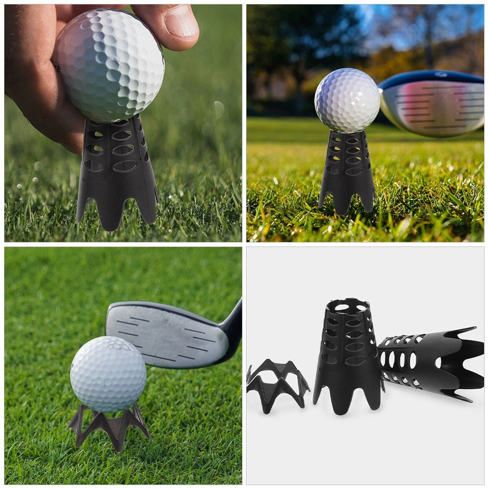10 Pcs Golf Simulator Training Accessories for Golfing Tees Base Plastic