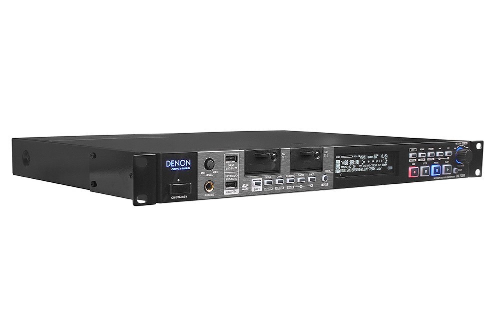 Denon Professional DN-700R SD/USB Network Solid State Audio Recorder Rack Mount