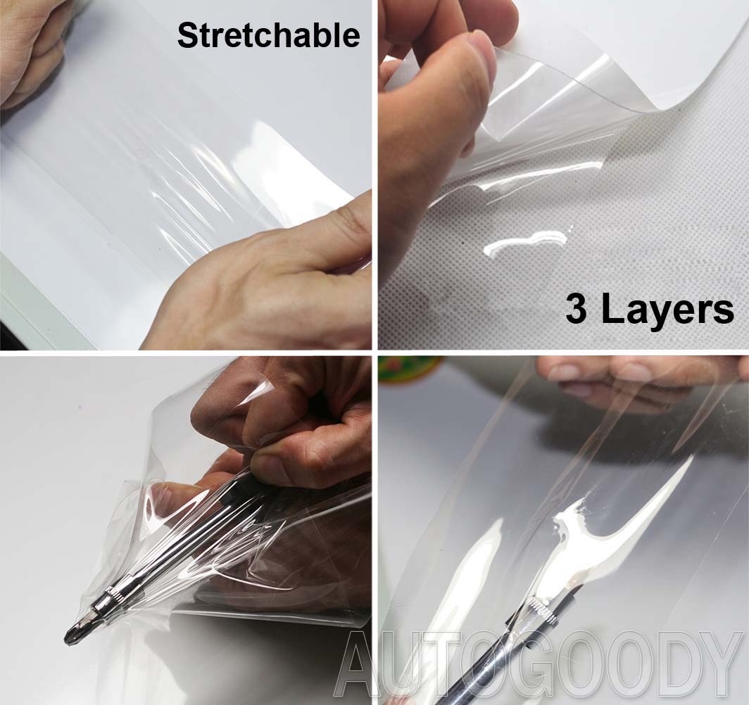 Clear Bra Paint Protection Vinyl Film Wrap Transparent Car Paint Scratch Shield