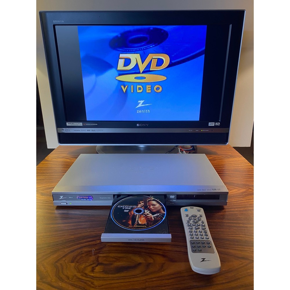 Zenith DVB312 DVD Player Progressive Scan with OEM Remote Tested & Working